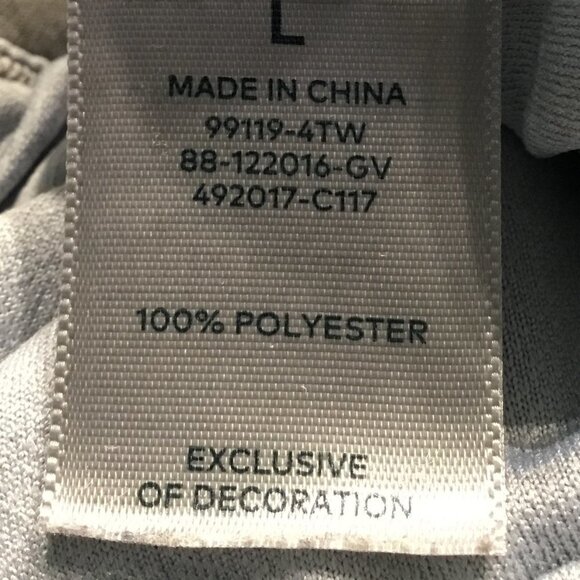 Champion Gray Polyester Swim Trunks Size Large - Picture 3 of 4